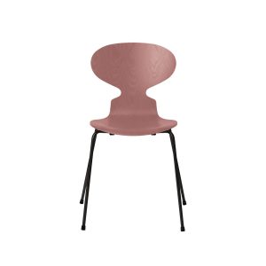 3101 Myren stol i farvet ask af Arne Jacobsen (pale-rose-lyserød-sort)